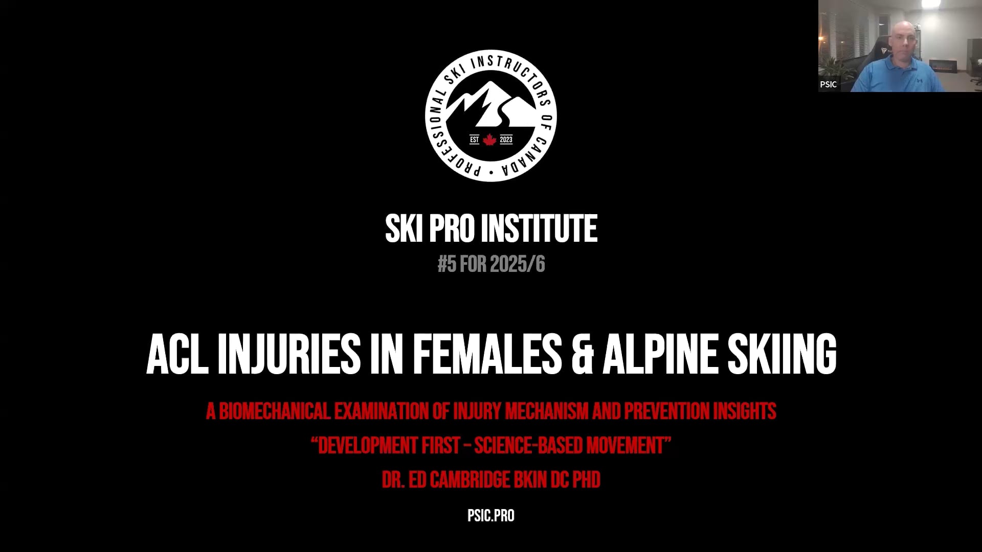 ACL Injuries in Females & Alpine Skiing